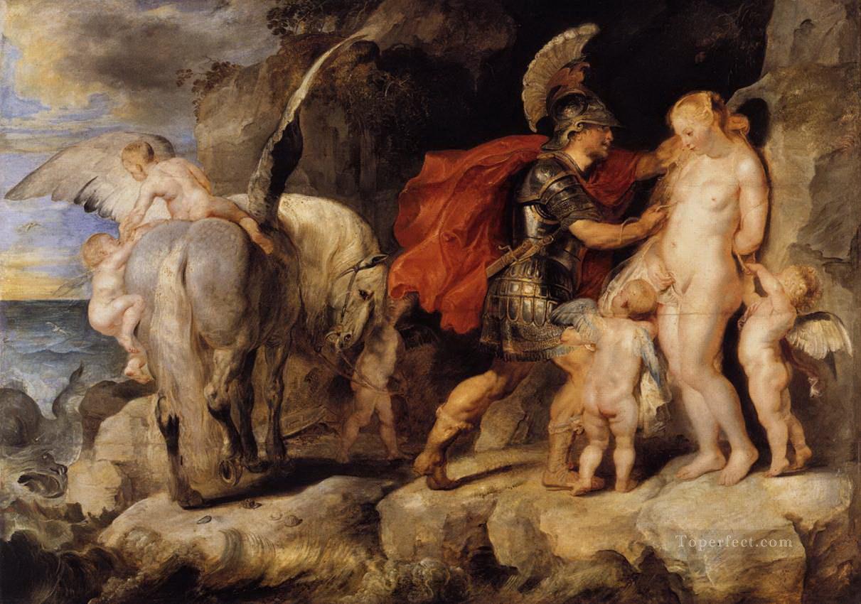 perseus freeing andromeda Peter Paul Rubens nude Oil Paintings